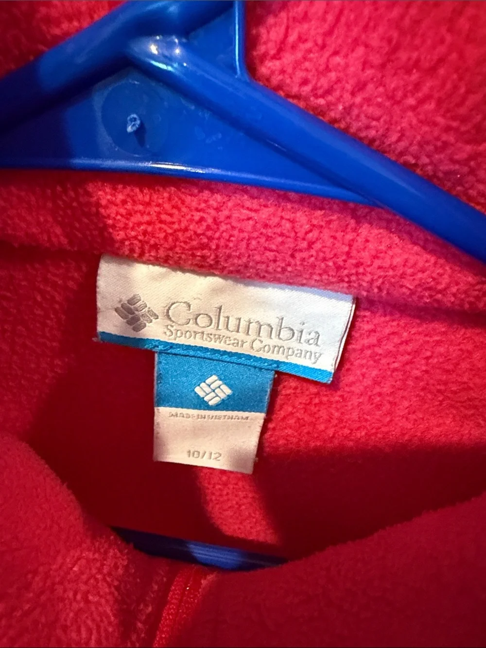 Columbia Kids Hot Pink Fleece Full-Zip Jacket